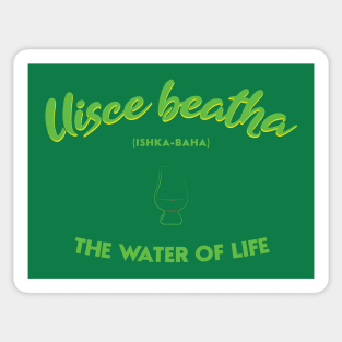 Uisce beatha - The Water of Life Sticker